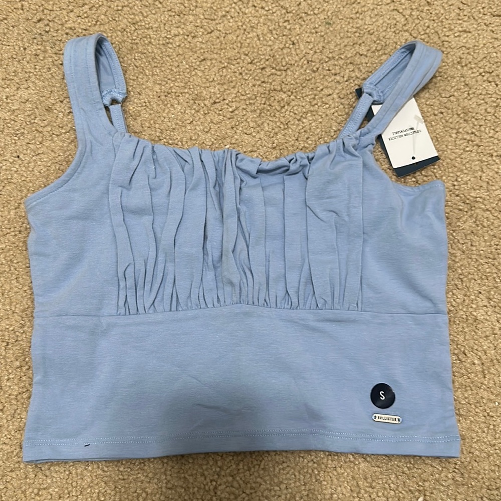 Blue Crop Top